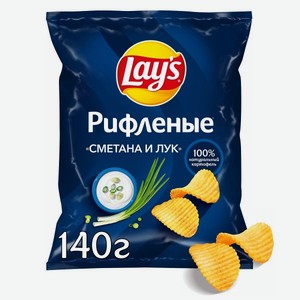 Чипсы Lay s Сметана и лук 140г