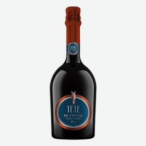 Вино игристое Tete De Cheval, белое брют, 0,75 л