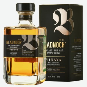 Виски Bladnoch Vinaya Single Malt Scotch Whisky (gift box) 46.7% 0.7 л.