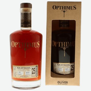 Ром Opthimus 15 Anos (gift box) 38% 0.7 л.