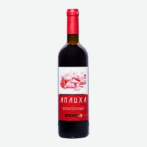Вино  Апацха  0,75л крас п/слад