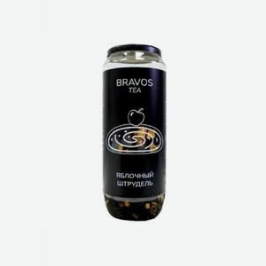 Bravos Tea, яблочный штрудель, чай черный, 115 г