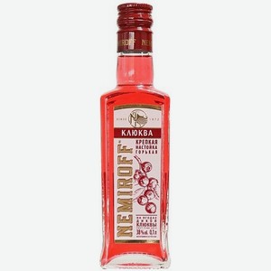 Ликер  Немирофф  Клюква Крепкая, настойка горькая, 100 мл