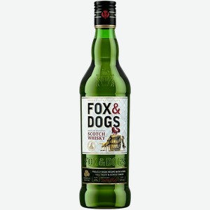 Виски Fox & Dogs Blended Scotch Whisky 40% 0.5 л.