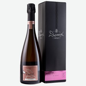 Игристое вино и шампанское Devaux D Rose Brut Champagne AOC (gift box) 12% 0.75 л.