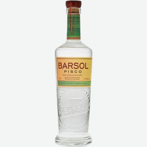 Писко BarSol Supremo Mosto Verde Italia 41.8% 0.7 л.