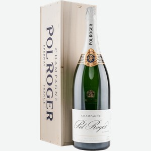 Игристое вино и шампанское Pol Roger Reserve Champagne AOC (gift box) 12.5% 6 л.