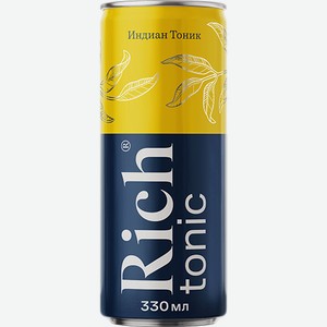 Напиток газированный Rich Индиан Тоник 0,33 л ж/б