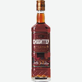 Настойка Сиббиттер, Ягодный, 0,5 Л
