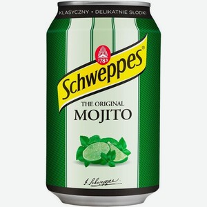Вода  Швепс  Мохито (Польша), в жестяной банке, 330 мл