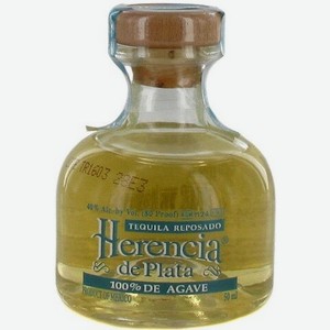 Текила  Эренсия де Плата  Репосадо, 50 мл
