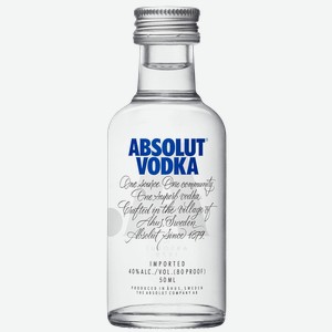 Водка Absolut 40% 0.05 л.