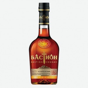 Коньяк Бастион 4 года 0,5л