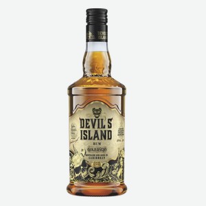 Ром  ДЕВИЛС АЙЛЕНД ГОЛД АНЬЕХО (DEVIL S ISLAND GOLD ANEJO)  выдержанный 0,5л 37,5%
