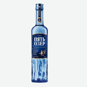 Водка  ПЯТЬ ОЗЕР  0,5л 40%