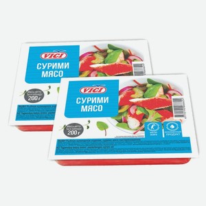 Крабовое мясо охлажденное Сурими Вичи 200 г