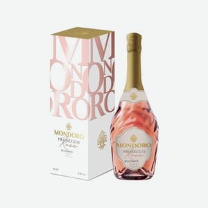 Вино игристое МОНДОРО Просекко Розе сухое 750мл п/у