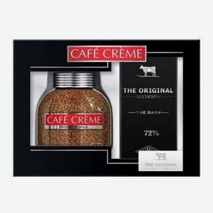 Набор Кофе Cafe Creme 100г+ шок Bucheron 100г