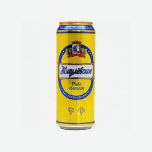 Пиво ЖИГУЛЕВСКОЕ 4% 450мл ж/б