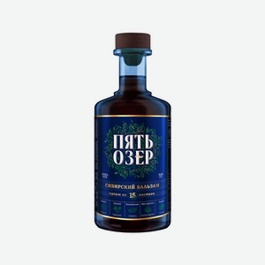 Бальзам ПЯТЬ ОЗЕР Сибирский 35% 500мл