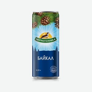 Напиток газ. ЧЕРНОГОЛОВКА Байкал 330мл ж/б