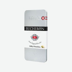 Шоколад BUCHERON Молочный с фисташками 100г ж/б