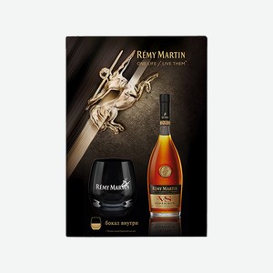 Коньяк РЕМИ МАРТИН VSOP 700мл + 1 бокал п/у