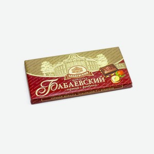 Шоколад БАБАЕВСКИЙ горький с цельным фундуком 200г