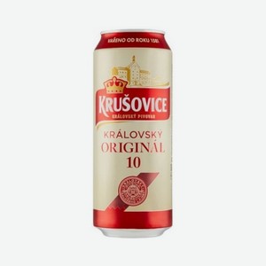 Пиво КРУШОВИЦЕ Оригинальное светлое 4.2% 500мл ж/б