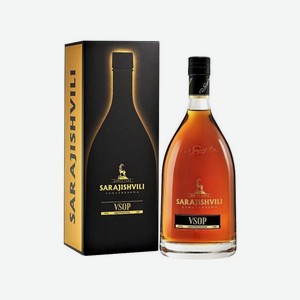 Коньяк САРАДЖИШВИЛИ VSOP 8 лет грузинский 40% 500мл п/у
