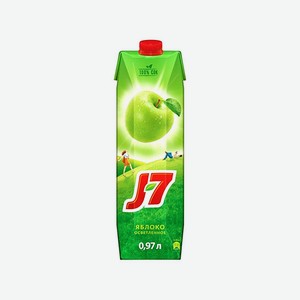 Сок J-7 Яблоко зеленое Призма 970 мл