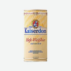 Пиво КАЙЗЕРДОМ Хеве-Вайсбир н/ф 4,7% 1л ж/б