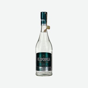 Водка КЕДРОВИЦА Кедровая мягкая 38% 500мл