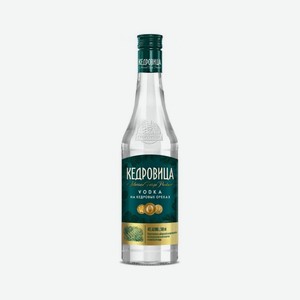 Водка КЕДРОВИЦА на кедровых орешках 500мл