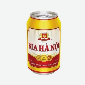 Пиво ХАНОЙ светлое 4,9% 330мл ж/б