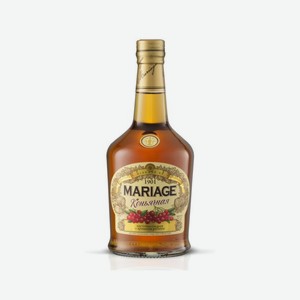 Настойка сладкая МАРЬЯЖ коньячная Рябина 23% 500мл