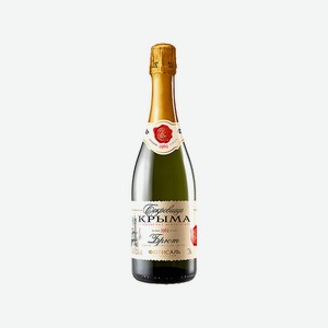 Вино игристое России СОКРОВИЩА КРЫМА белое п/сл 10,5-12,5% 750мл