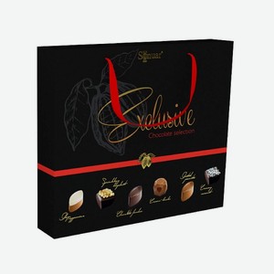 Конфеты Chocolate collection Exclusive черные 160г