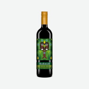 Вино БАБАЛУ красное сладкое 10% 750мл