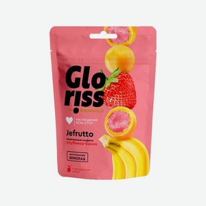 Жев конфеты GLORISS Клубника/банан 75г