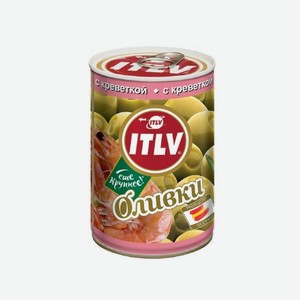 Оливки ITLV с креветками 314мл ж/б