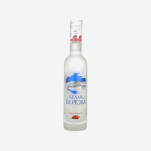 Водка БЕЛАЯ БЕРЕЗКА морозная клюква 500мл