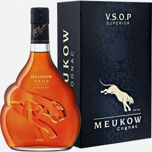 Коньяк Меуков В.С.О.П., в подарочной коробке, 700 мл