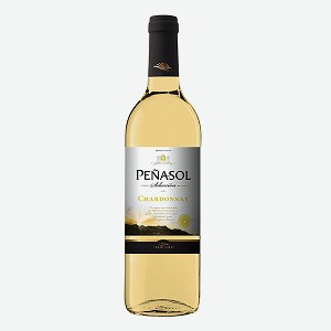 Вино Penasol Chardonnay, белое полусухое, 0,75 л, Испания