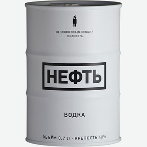 Водка  Нефть  Спешл Эдишн №6, 700 мл