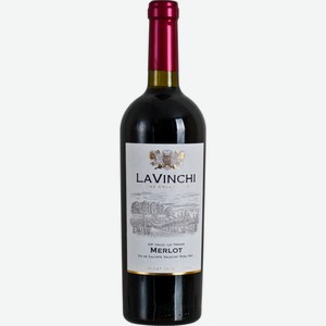 Вино  Ла Винчи  Мерло, 750 мл, Красное, Сухое