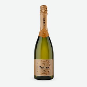 Вино игристое Faustino Cava, белое полусухое, 0,75 л, Испания