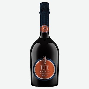 Вино игристое Tete De Cheval, белое полусухое, 0,75 л