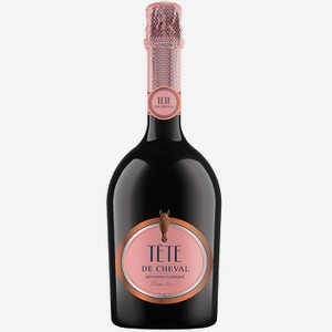 Вино игристое Tete De Cheval розовое сладкое 0,75 л