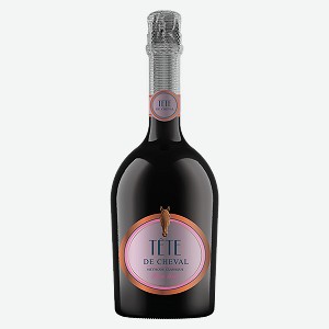 Вино игристое Tete De Cheval, розовое брют, 0,75 л